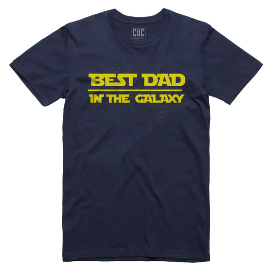 Dark Slate Gray T-Shirt Divertente Festa del Papà - Best Dad in the Galaxy - Father's Day - Chooseurcolor CucShop
