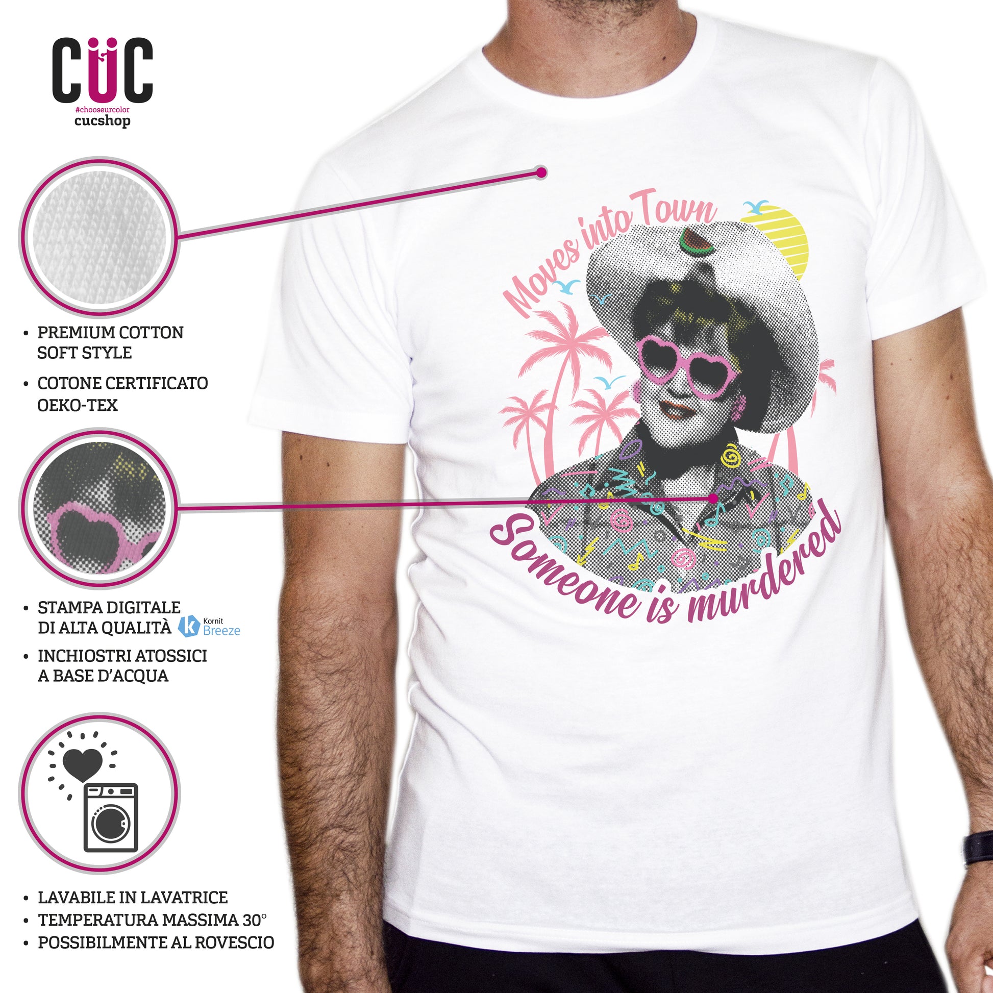 T-Shirt Jessica Fletcher Summer Edition - Famous people - #chooseurcolor - CUC chooseurcolor