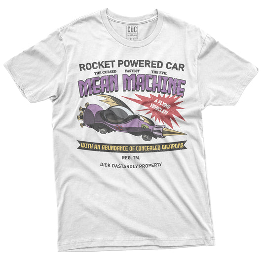 CUC T-Shirt  MEAN MACHINE- WACKY RACES - DICK E MUTTLEY - #chooseurcolor - CUC chooseurcolor